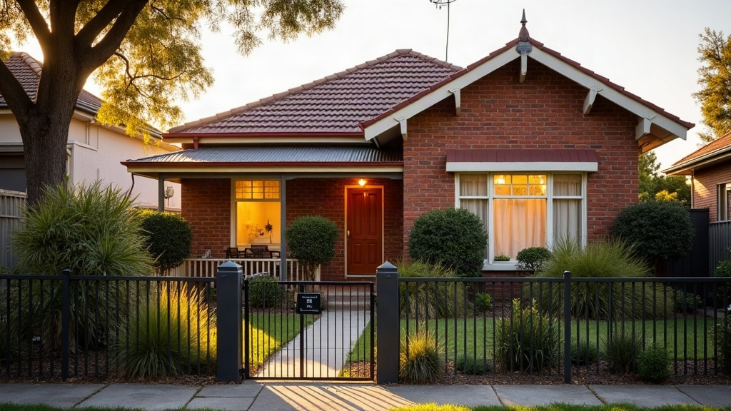 A neat Australian brick home with a For Lease sign at the front gate in warm light, representing record low rental vacancy and rising rents.
